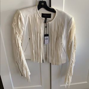 BCBG fringe jacket